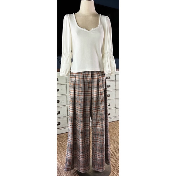 Anthropologie Maeve Ribbed Tiered Top s - Picture 6 of 13